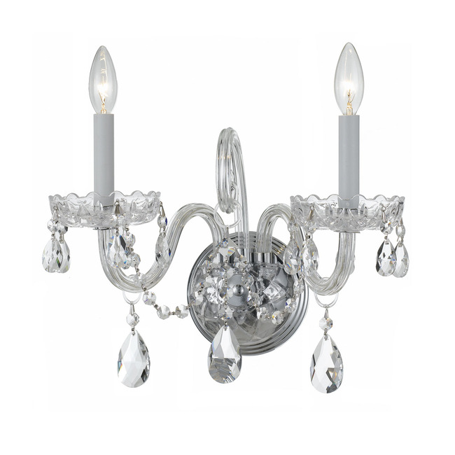 Traditional Crystal 1032 Wall Sconce by Crystorama