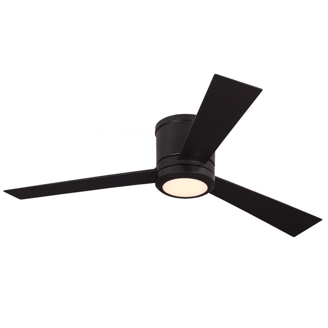 Clarity Hugger Ceiling Fan With Light by Generation Lighting