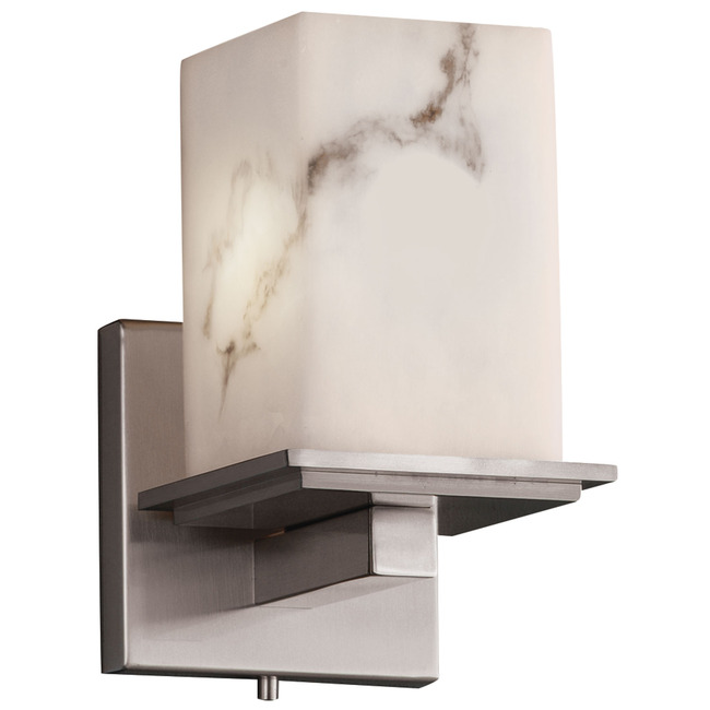 Montana Square Flat Rim Wall Sconce by Justice Design