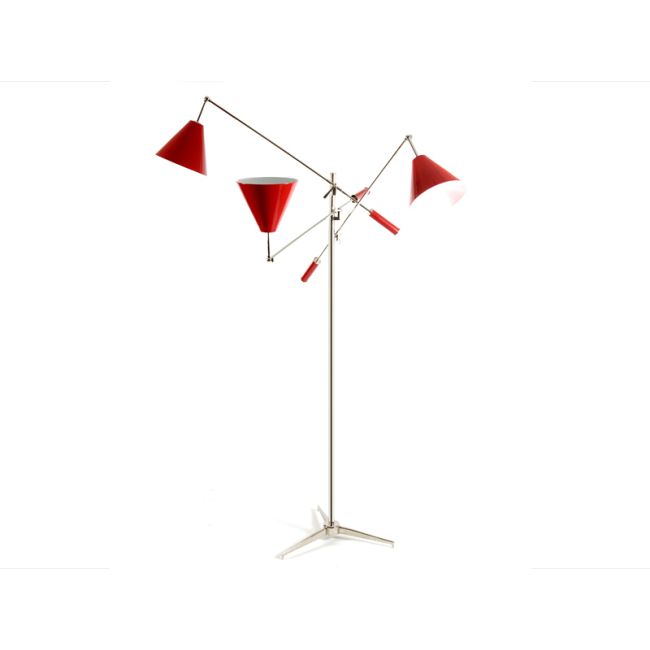 Sinatra Swing Three Arm Floor Lamp by Delightfull