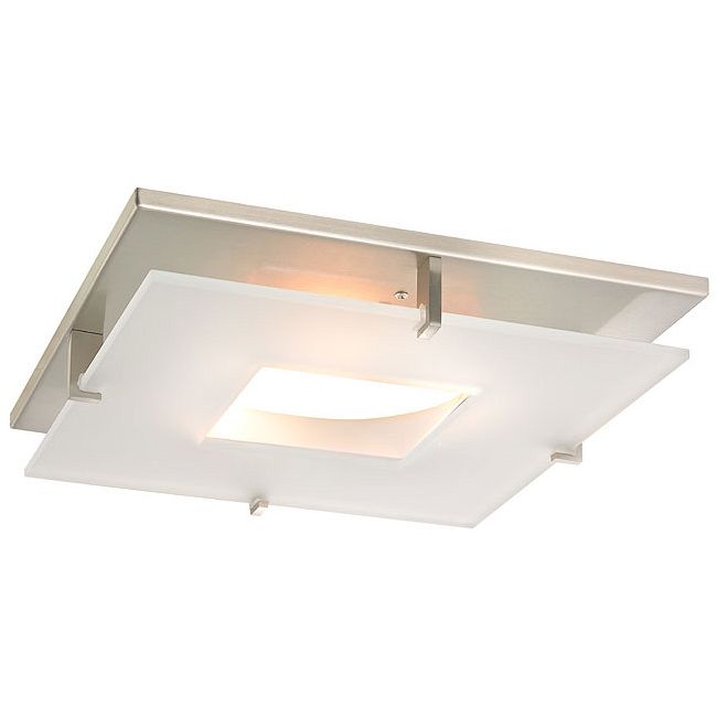Plaza Ceiling Flush Mount Trim Cover w/Downlight Opening by Recesso Lights