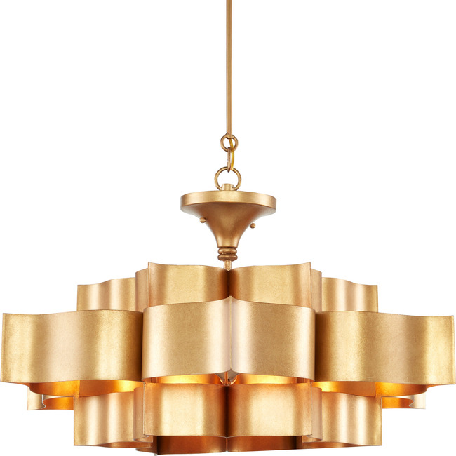 Grand Lotus Convertible Chandelier by Currey and Company