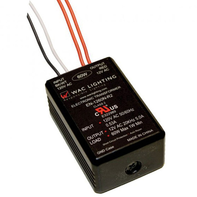 12V Non-Enclosed Class 2 Electronic Transformer by WAC Lighting