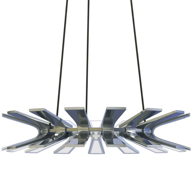 Wedge Chandelier by Blackjack Lighting