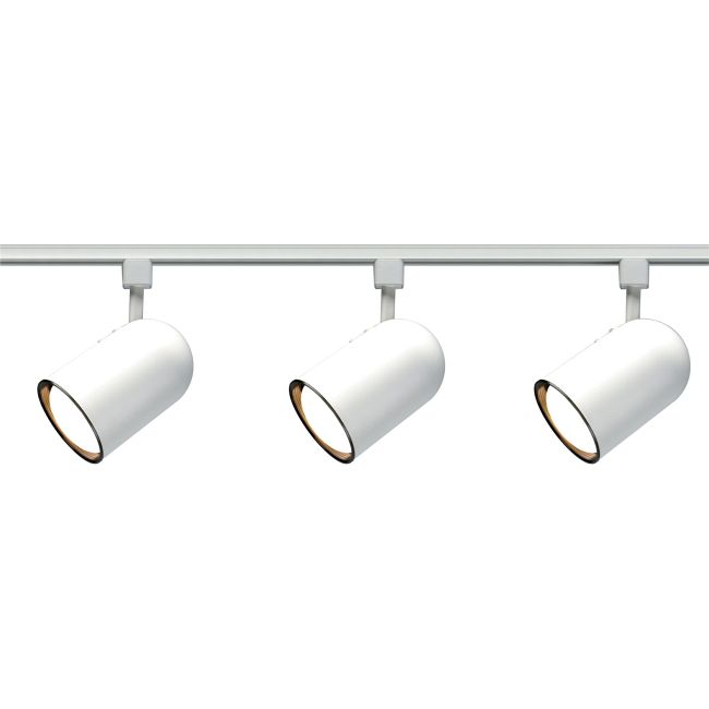 Bullet Cylinder 7IN R30 120V 3-Light Track Light Kit by Satco