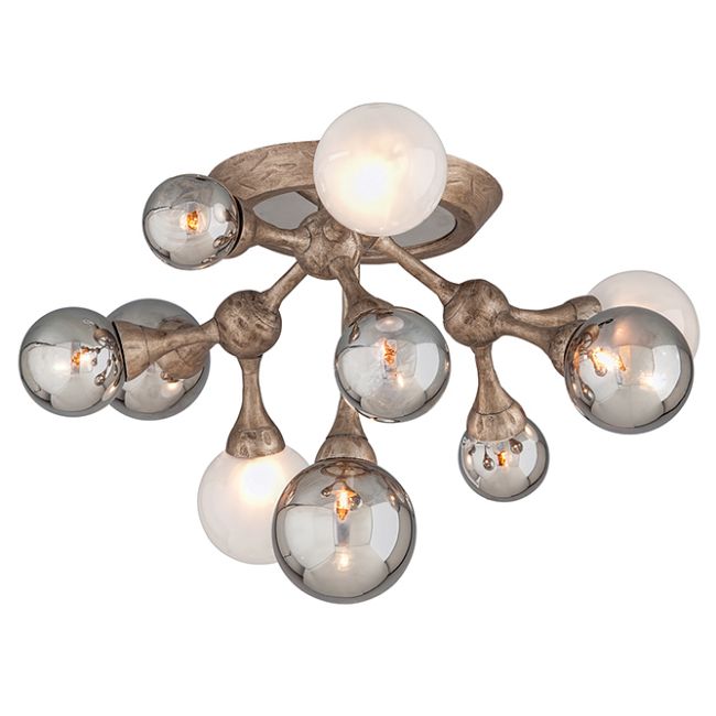 Element Semi Flush Ceiling Light by Corbett Lighting