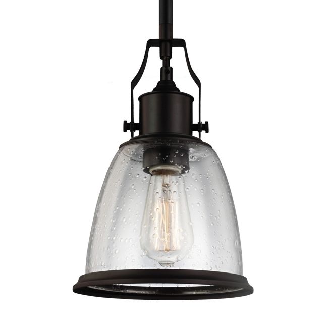 Hobson Clear Seedy Pendant by Generation Lighting