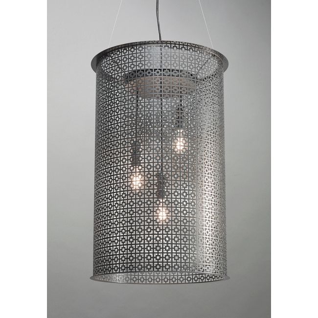 Clarus Round Exposed Geometric Cutout Pendant by UltraLights