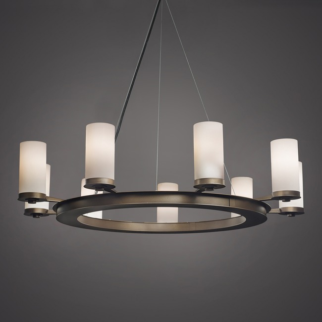 Radius Round Chandelier by UltraLights