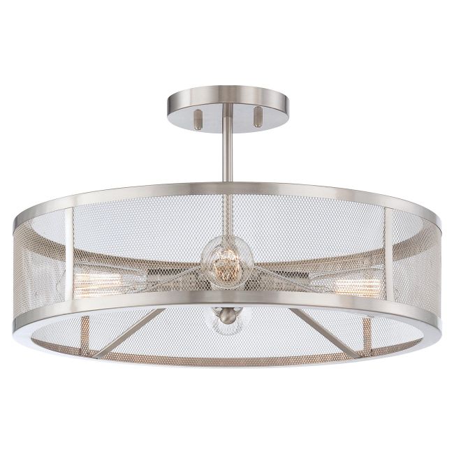 Downtown Edison Ceiling Semi Flush Light by Minka Lavery