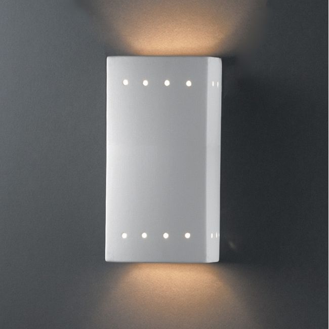 Ambiance 0925 Perforated Wall Sconce by Justice Design