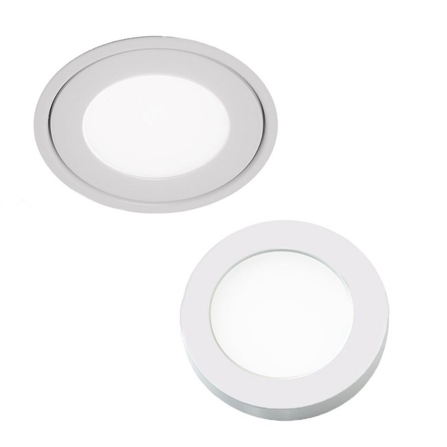 Edge Lit Recessed / Surface Button Light by WAC Lighting