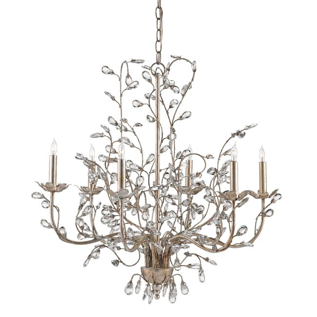 Crystal Bud Chandelier by Currey and Company