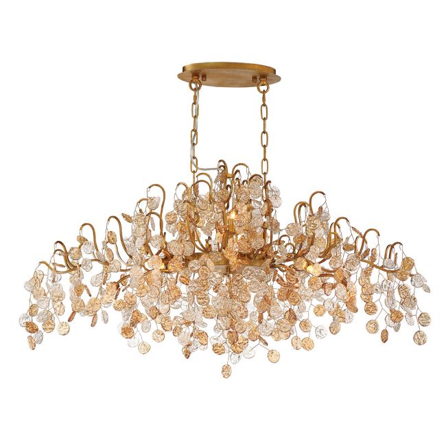 Campobasso 10-Light Oval Chandelier by Eurofase