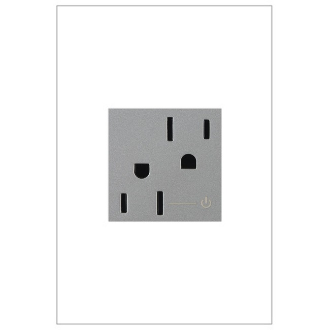 Half Controlled 15 Amp Energy Saving Outlet by Legrand Adorne