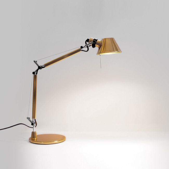 Tolomeo Micro Gold Limited Edition Desk Lamp by Artemide