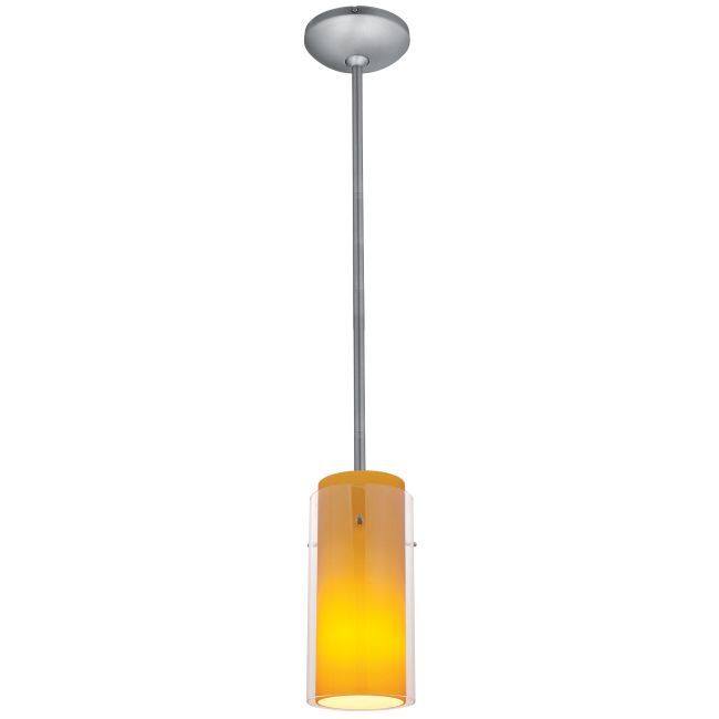 Glass n Glass Cylinder Rod Pendant by Access