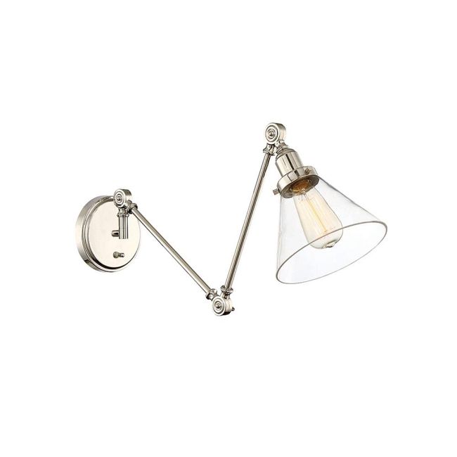 Drake Adjustable Wall Light by Savoy House