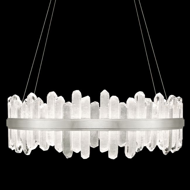 Lior Short Symmetrical Crystals Pendant by Fine Art Handcrafted Lighting