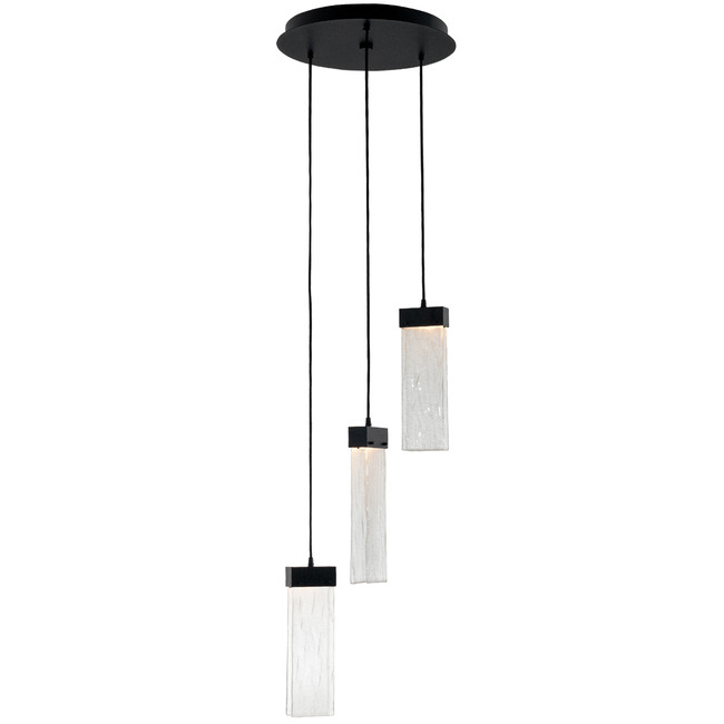 Parallel Round Multi Light Pendant by Hammerton Studio