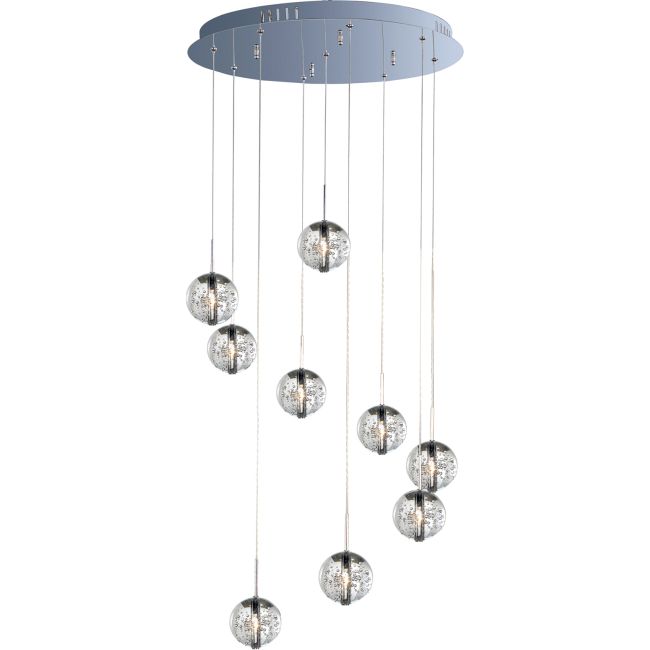 Orb Round Multi Light Pendant by Et2