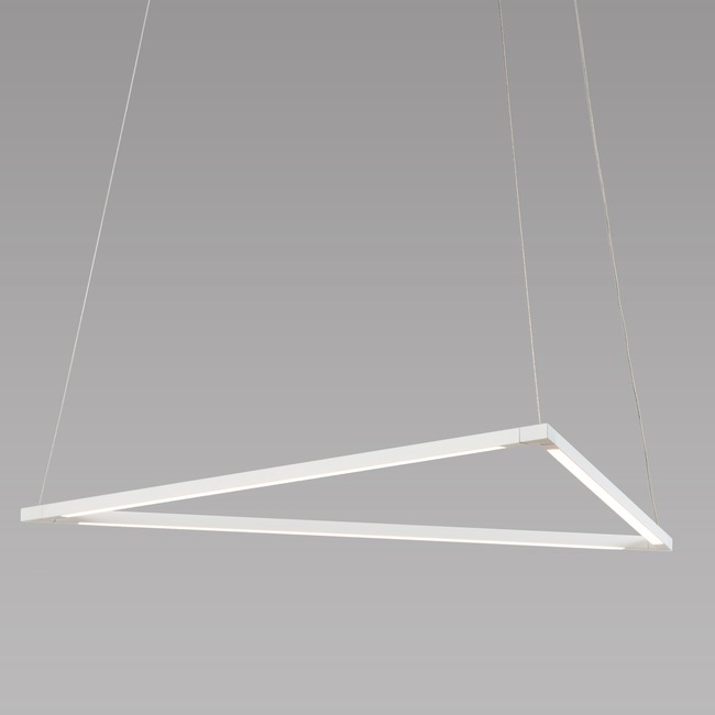 Z-Bar Triangle Pendant by Koncept Lighting