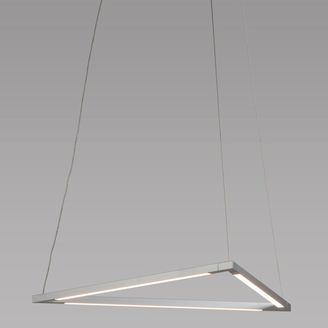 Z-Bar Triangle Pendant by Koncept Lighting