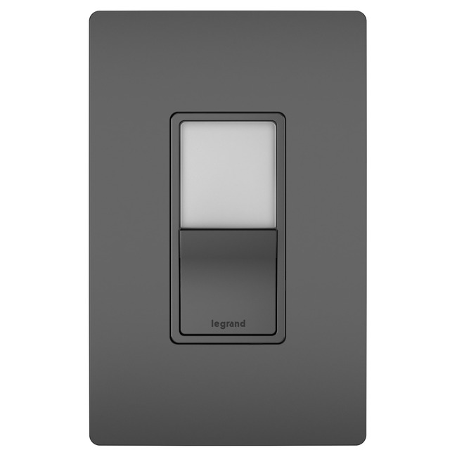 Single Pole / 3-Way Switch with Nightlight by Legrand Radiant