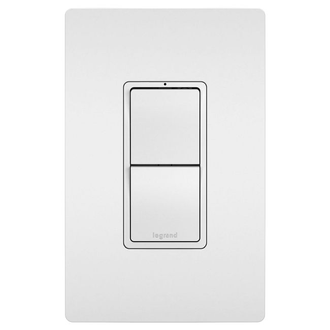 2-Module with Single Pole / 3-Way Switches by Legrand Radiant