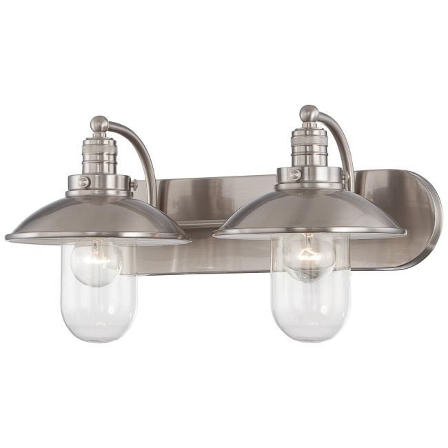 Downtown Edison Shade Bathroom Vanity Light by Minka Lavery