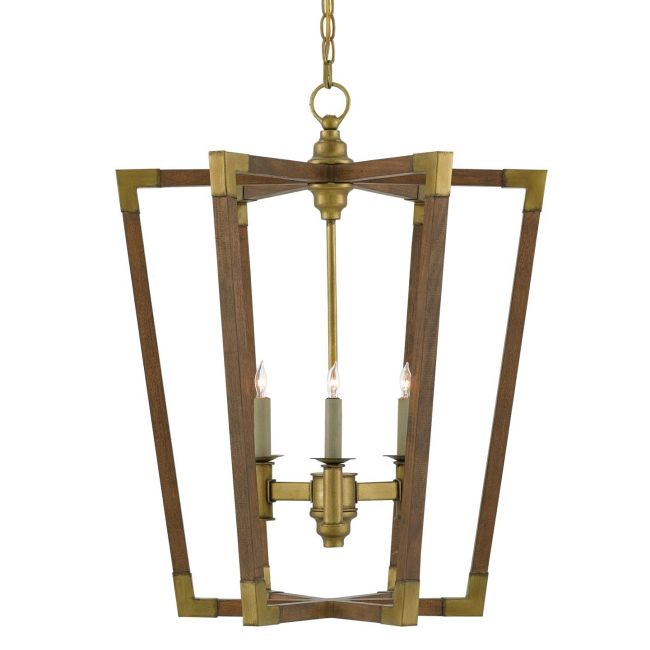 Bastian Lantern Chandelier by Currey and Company