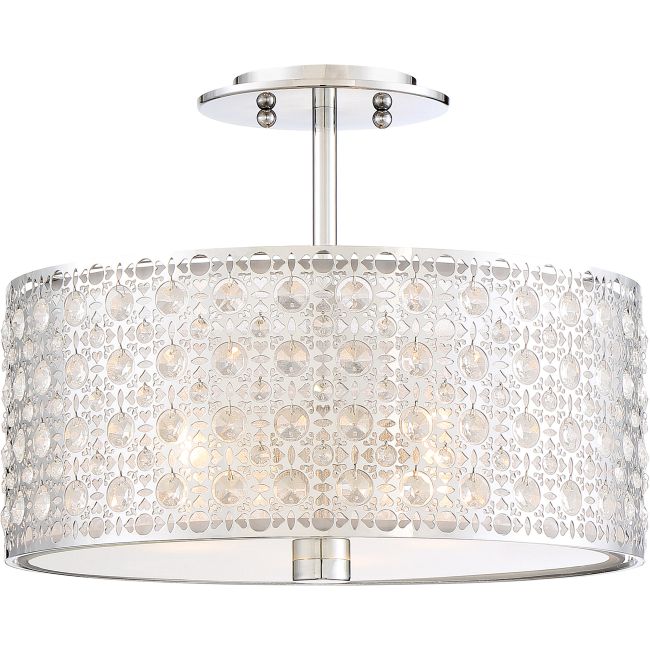 Platinum Verity Ceiling Semi Flush Light by Quoizel