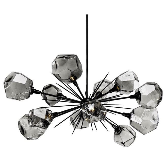 Gem Starburst Oval Chandelier by Hammerton Studio