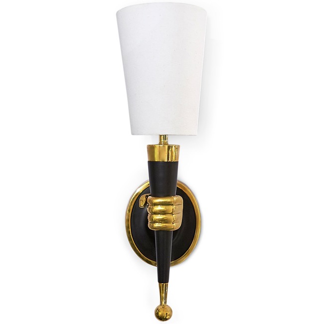 Brass Hand Wall Light by Jonathan Adler