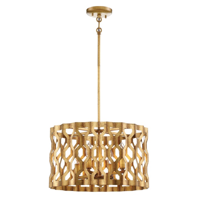 Coronade Drum Pendant by Metropolitan Lighting