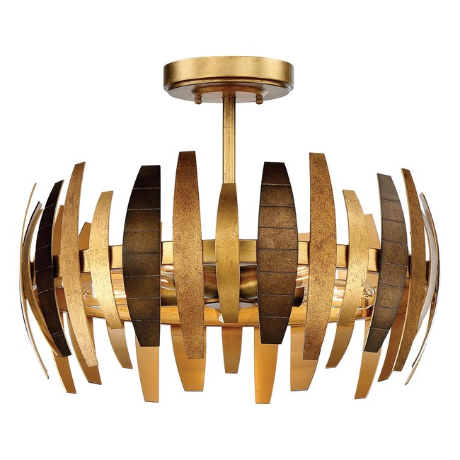 Manitou Semi Flush Ceiling Light by Metropolitan Lighting