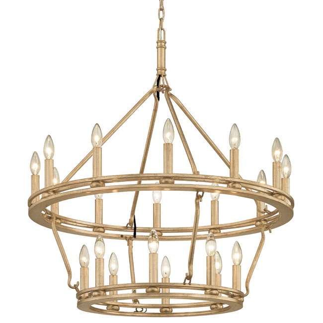 Sutton Double Chandelier by Troy Lighting