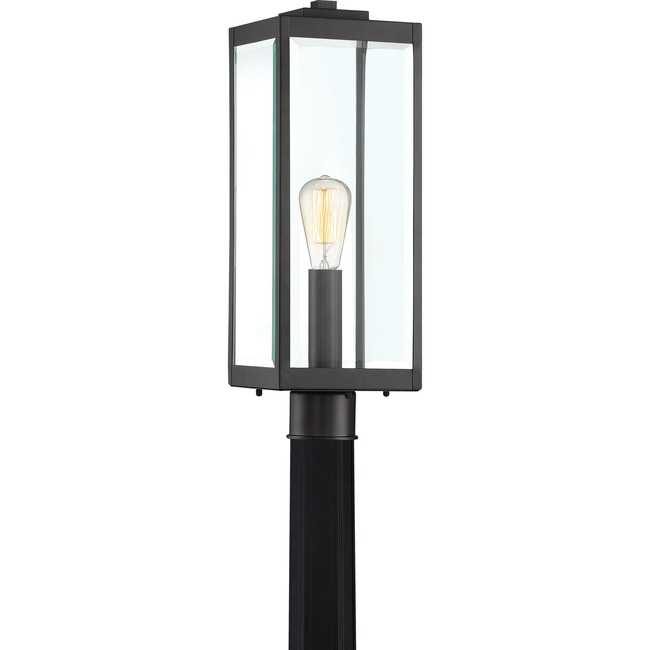 Westover Outdoor Post Light with Round Fitter by Quoizel