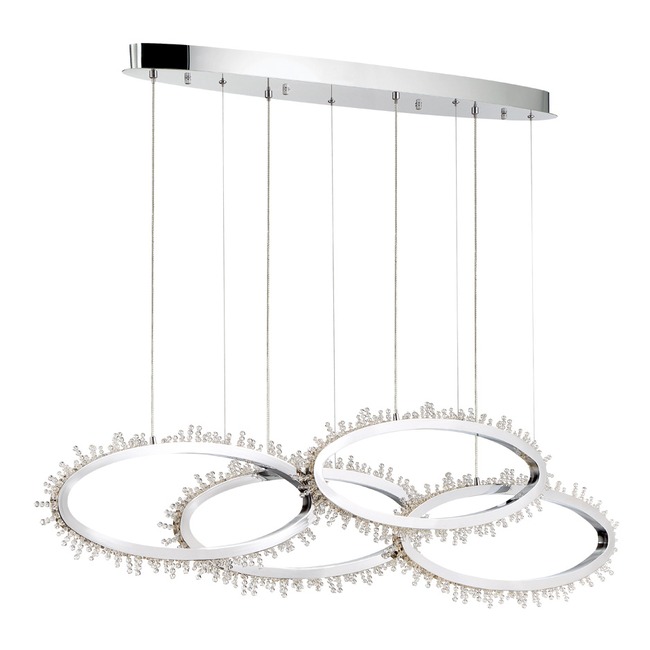 Scoppia Four Light Chandelier by Eurofase