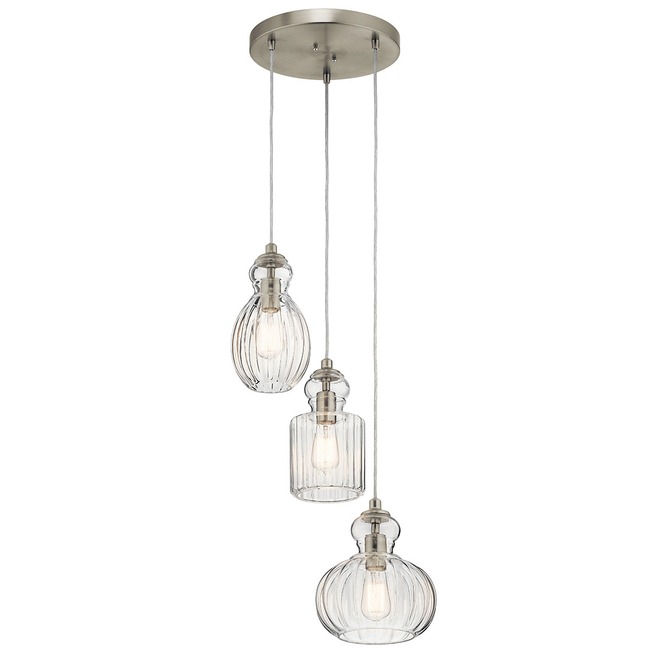 Riviera Round Multi Light Pendant by Kichler