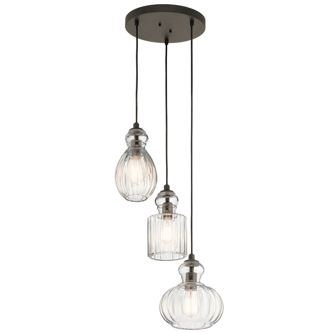 Riviera Round Multi Light Pendant by Kichler