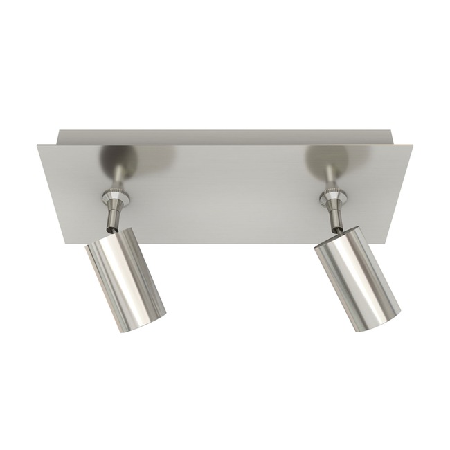 Piston 2 Light Monopoint with Rectangle Canopy by PureEdge Lighting