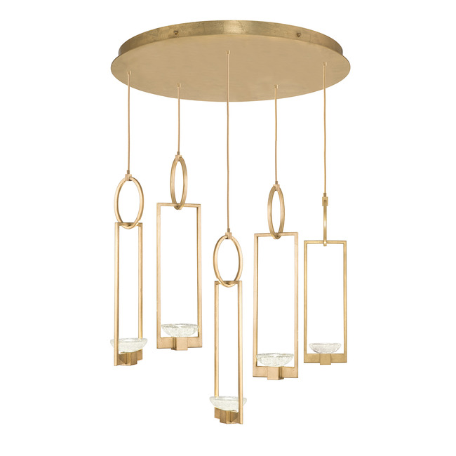 Delphi Round Multi Light Pendant by Fine Art Handcrafted Lighting