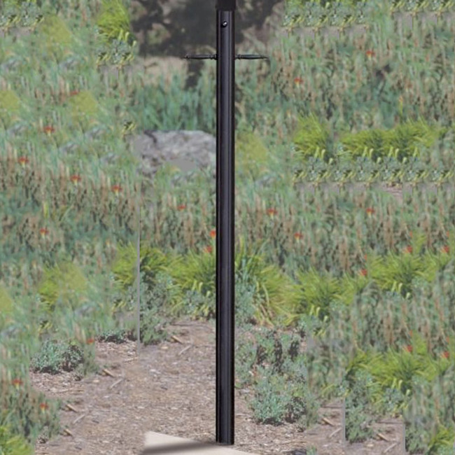 Direct Burial Fluted Post with Photocell - 7Ft by Craftmade