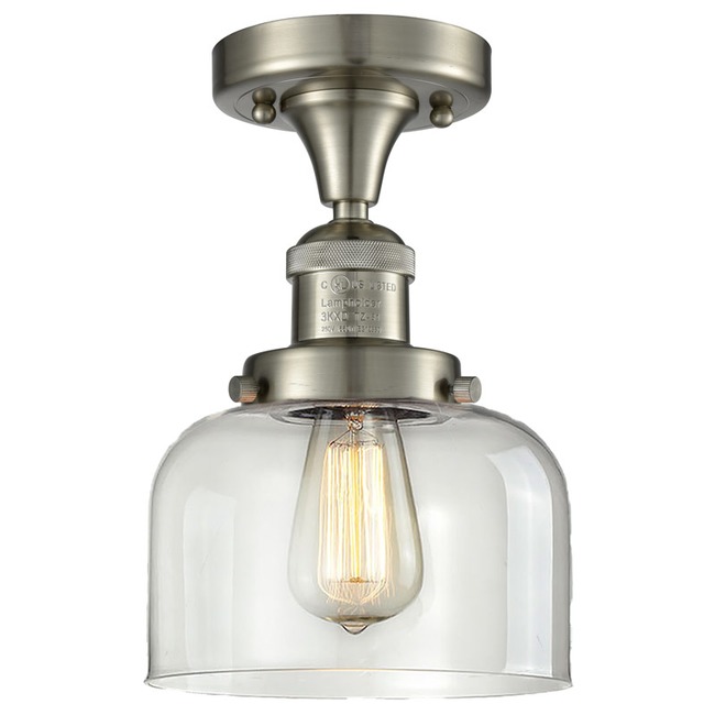 Large Bell Semi Flush Ceiling Light by Innovations Lighting