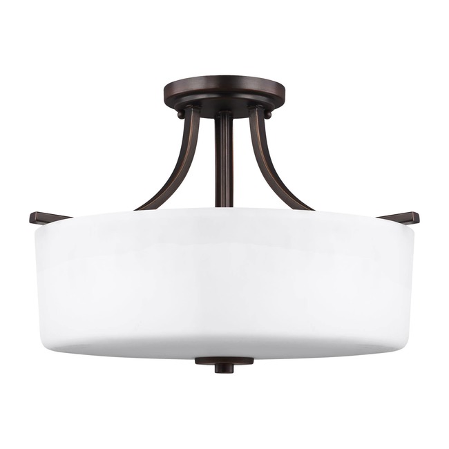 Canfield Semi Flush Ceiling Light by Generation Lighting