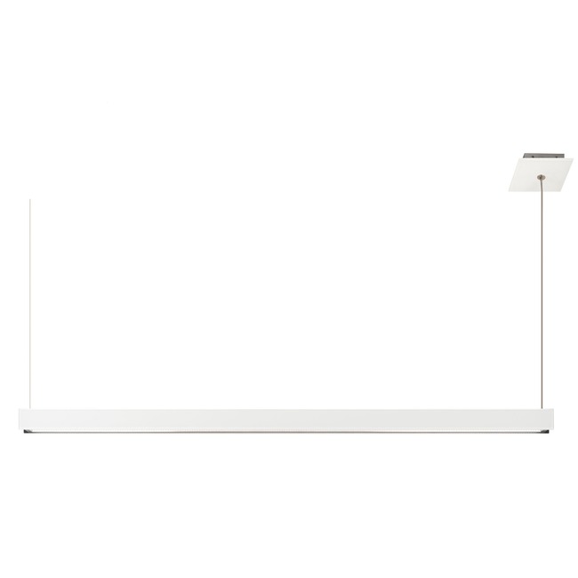 Glide Glass Up/Down Warm Dim End Feed Suspension by PureEdge Lighting