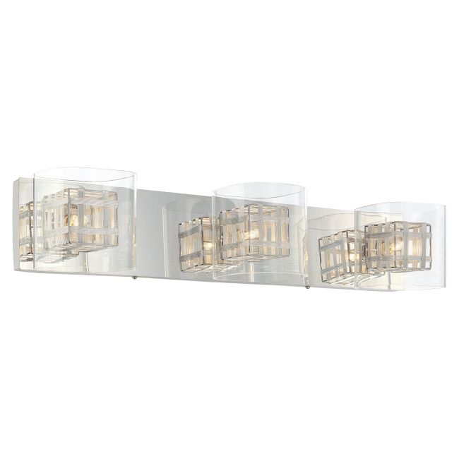 Jewel Box Bath Bar 3-Light  by George Kovacs <br /> Designer: Megan Hickman