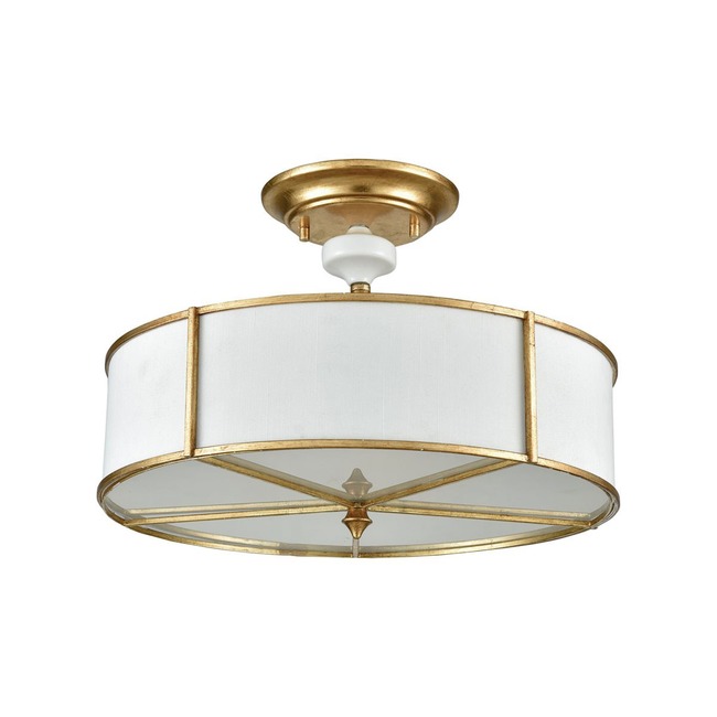 Ceramique Semi Flush Ceiling Light by Elk Home