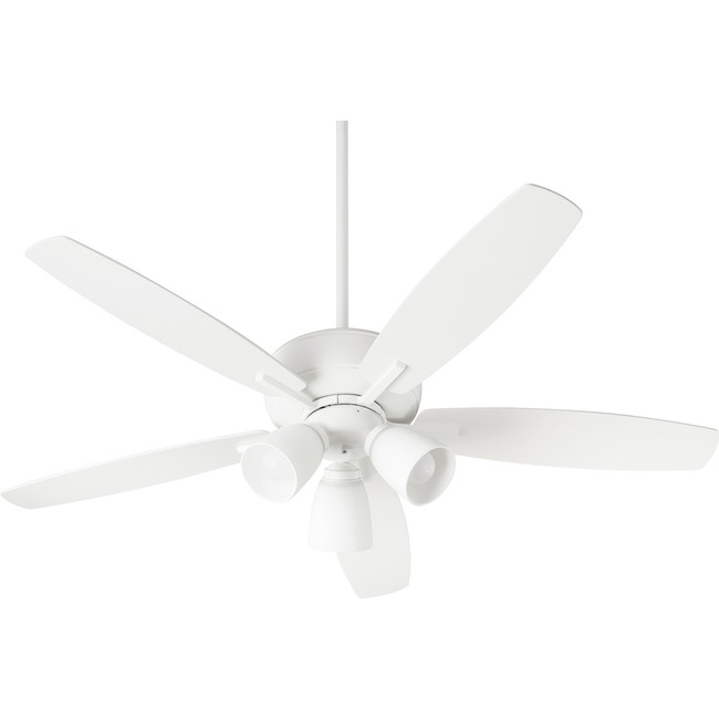 Breeze Ceiling Fan with Three Lights by Quorum